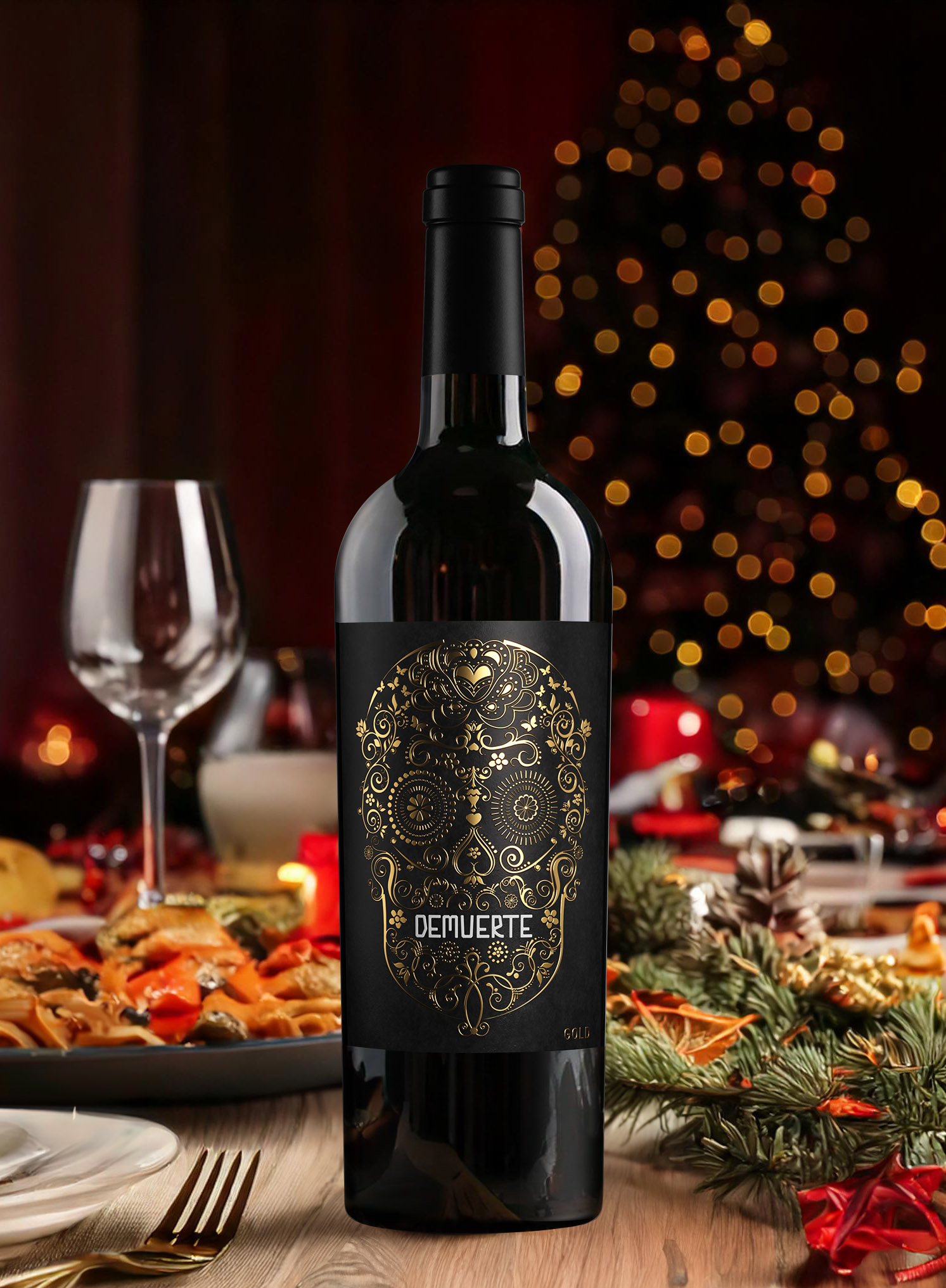 Recetas cena Navidad vinos Demuerte